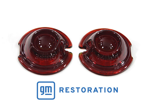 HARLEY Replica Guide Bullet Marker Lamp Set Red fits 1948-1984 FL,   1948-1984 FLH,   1941-1947 FL,