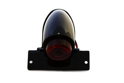 HARLEY Replica Black Sparto Tail Lamp fits 0-  Custom, application 0-  Custom, application