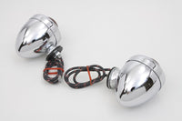 HARLEY Replica Guide DH-49 Bullet Marker Lamp Set fits 1941-1984 FL,   1948-1984 FLH,