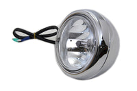 HARLEY Diamond Cut H-3 Spotlampe mit klarer Linse, passend für 1964–1984 FL, 1979–UP FLT, 1986–UP FLST,