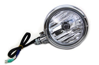 HARLEY Diamond Cut H-3 Spotlampe mit klarer Linse, passend für 1964–1984 FL, 1979–UP FLT, 1986–UP FLST,