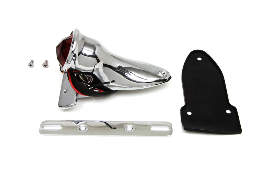 HARLEY Bates Bobber Rücklichtbaugruppe Chrom Passend für 0-  Custom, Anwendung