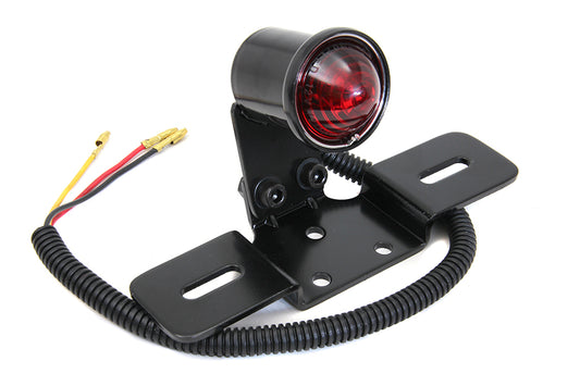 HARLEY Black Round Tail Lamp Fits 0-  Custom, application