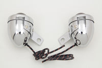 HARLEY Replica Guide Bullet Turn Signal Set Front fits 1958-1962 FL,