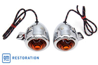 HARLEY Replica Guide Blinkerlampe Set hinten passend für 1950-1962 FL,