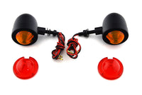 HARLEY Black Egg Style Marker Lamp Set Fits 0-  Custom, application