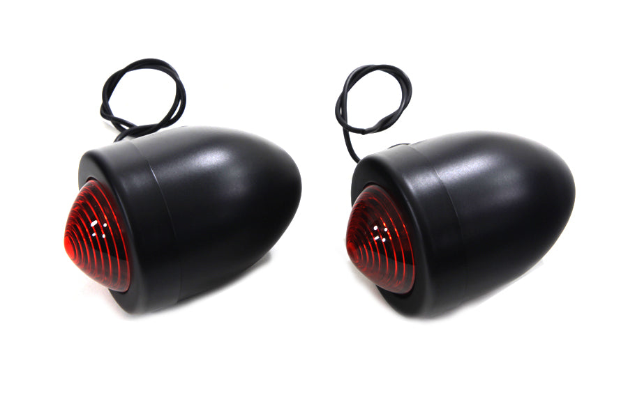 HARLEY Black Bullet Markierungsleuchte Rot, Einzelfaden, passend für 0- Custom, Anwendung