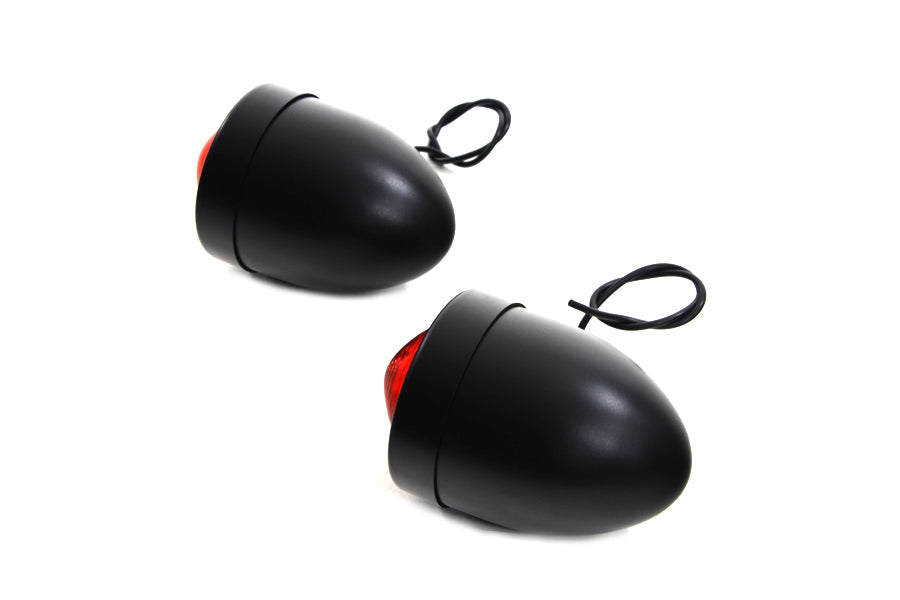 HARLEY Black Bullet Markierungsleuchte Rot, Einzelfaden, passend für 0- Custom, Anwendung