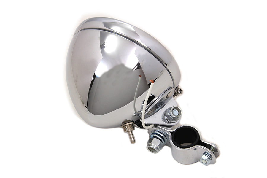HARLEY Chrom-Zusatzscheinwerfer-Set mit Birne passend für 1938–1940 EL, 1941–1957 FL,