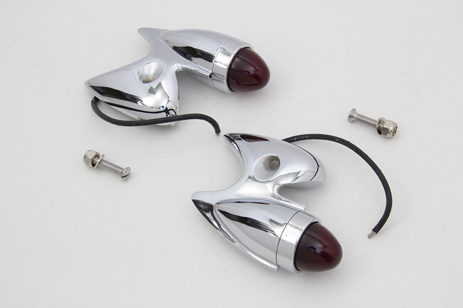 HARLEY Gunner Style Begrenzungsleuchtensatz passend für 1941-1957 FL,