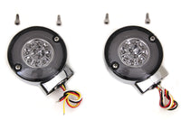 HARLEY Chrome LED Turn Signal Combo Assembly Set Fits 1989-UP FLT,   1989-UP FLST,