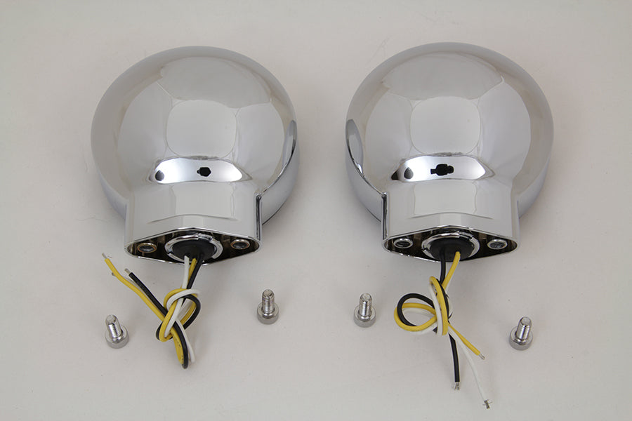 HARLEY Chrom LED Blinker Set vorne passend für 1996-UP FL,