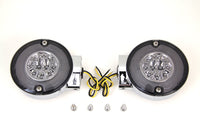 HARLEY Chrom LED Blinker Set hinten passend für FL Modelle ab 1996,
