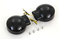 HARLEY Schwarzer LED-Blinkerset hinten passend für FL-Modelle ab 1996,