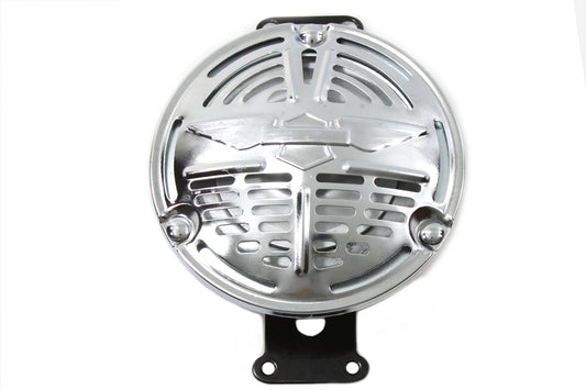HARLEY Replica Delco Remy Chrome 6 Volt Horn fits 1942-1948 WL,   1942-1948 UL,   1942-1948 FL,   1942-1957 G,