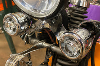 HARLEY Replica Guide Bullet Marker Lamp Set Clear fits 1948-1984 FL,   1948-1984 FLH,   1941-1947 FL,