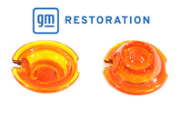HARLEY Replica Guide Bullet Marker Lamp Set Amber fits 1948-1984 FL,   1948-1984 FLH,   1941-1947 FL,