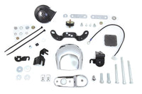 HARLEY Softail and XL Chrome Horn Kit fits 1993-UP XL,   1991-UP FLST,   1991-UP FXST,