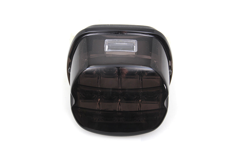 HARLEY Rückleuchtenbaugruppe LED Laydown Style Rauchschwarz Passend für 1999-UP FLT,