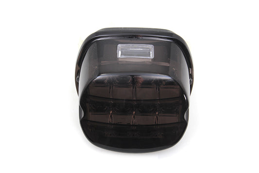 HARLEY Rückleuchtenbaugruppe LED Laydown Style Rauchschwarz Passend für 1999-UP FLT,