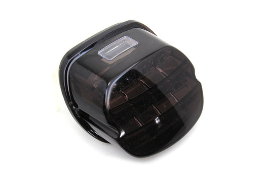 HARLEY Rückleuchtenbaugruppe LED Laydown Style Rauchschwarz Passend für 1999-UP FLT,