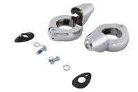 HARLEY Chrom Blinker-Verlegungs-Kit vorne 39 mm Gabeln passend für 0- Custom, Anwendung