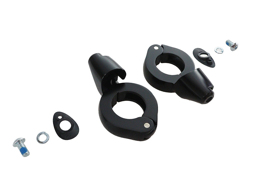 HARLEY Schwarzes Blinkerverlegungskit 39mm Gabeln Passt 0- Custom, Anwendung