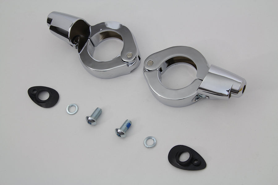 HARLEY Chrom Blinker Verlegung Kit 41mm Gabel Passt 0-  Custom, Anwendung