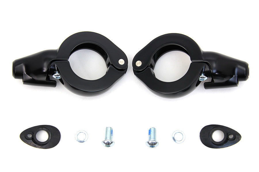 HARLEY Schwarzer Blinker-Verlegungssatz 41mm Gabeln Passt 0- Spezialanfertigung, Anwendung