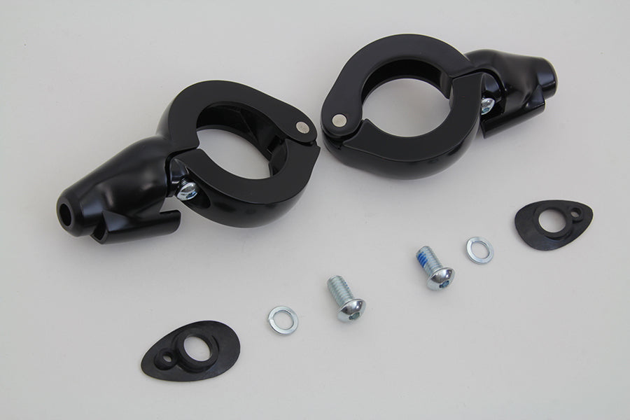 HARLEY Schwarzer Blinker-Verlegungssatz 41mm Gabeln Passt 0- Spezialanfertigung, Anwendung