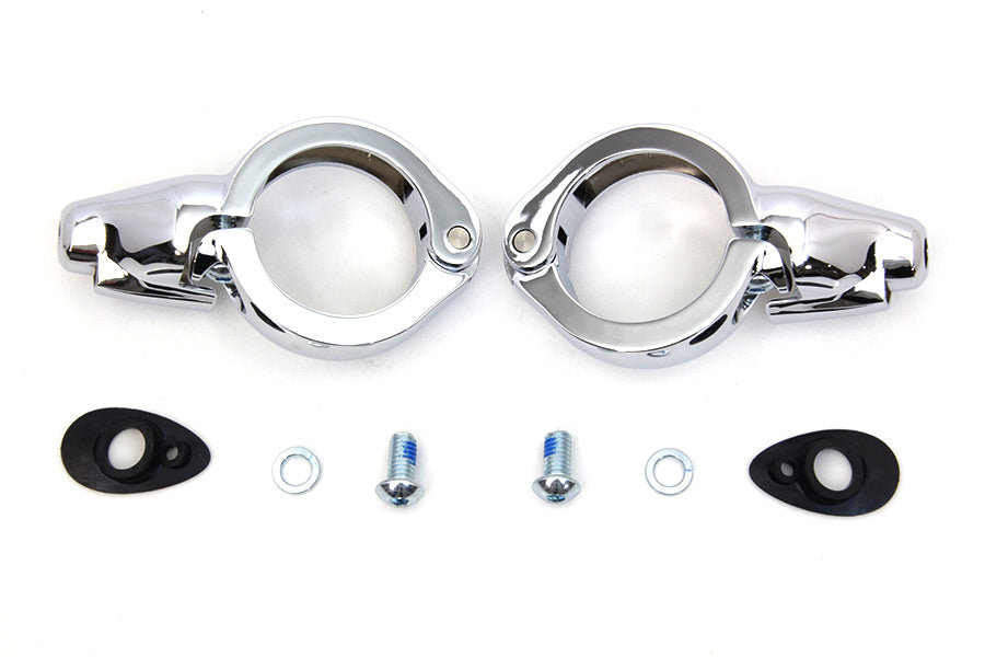 HARLEY Chrom Blinker Verlegungskit 49mm Gabeln Passend für 0-  Custom, Anwendung