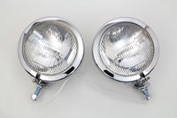 HARLEY Chrom FL Zusatzscheinwerfer Set Passend für 1960-1984 FL,   1986-2017 FLST,   1980-UP FLT,