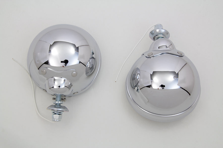 HARLEY Chrom FL Zusatzscheinwerfer Set Passend für 1960-1984 FL,   1986-2017 FLST,   1980-UP FLT,