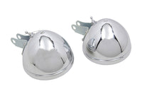 HARLEY Replica Chrome Guide Spotlamp Set 6 Volt fits 1938-1940 EL,   1941-1957 FL,