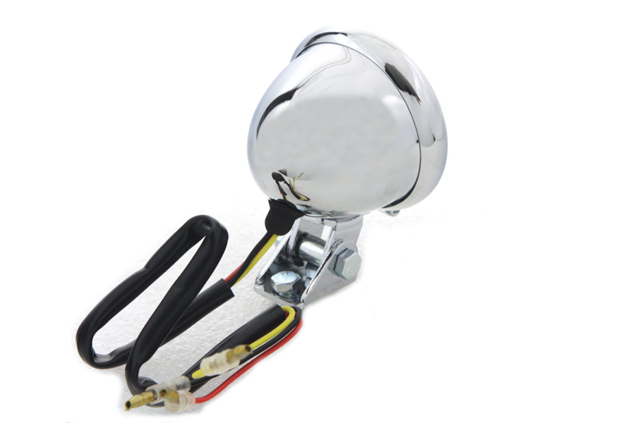 HARLEY Round LED Tail Lamp with Smoked Lens fits 0-  Custom, application