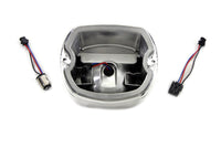 HARLEY Chrome Tail Lamp w/ Red LED FLST FLT FLH FXD XL 2000-UP 68085-08