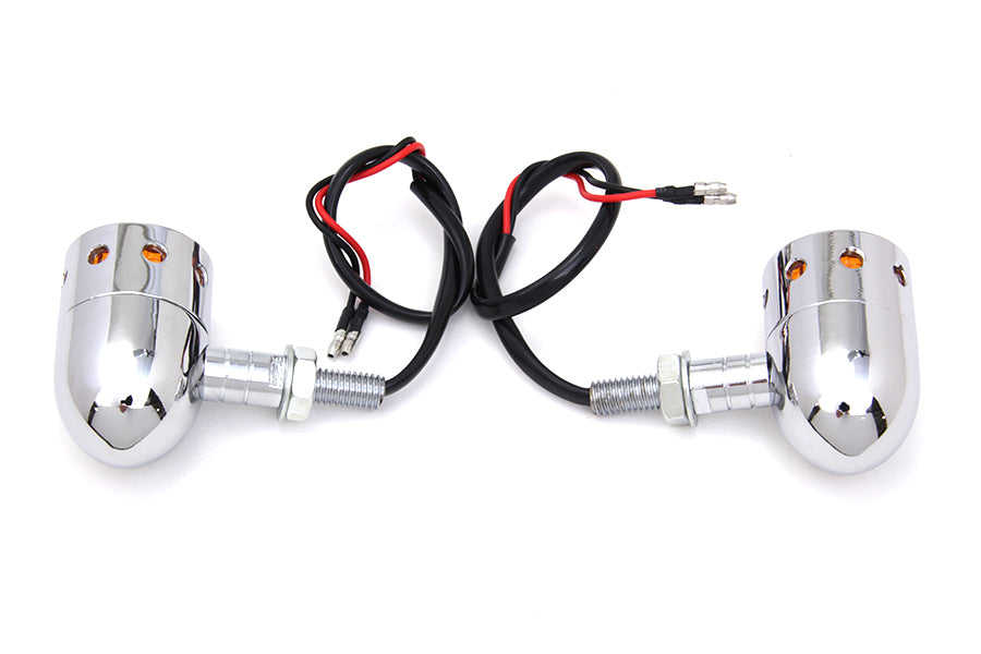 HARLEY Chrom Bullet Markierungsleuchten-Set, passend für 0- Custom, Anwendung