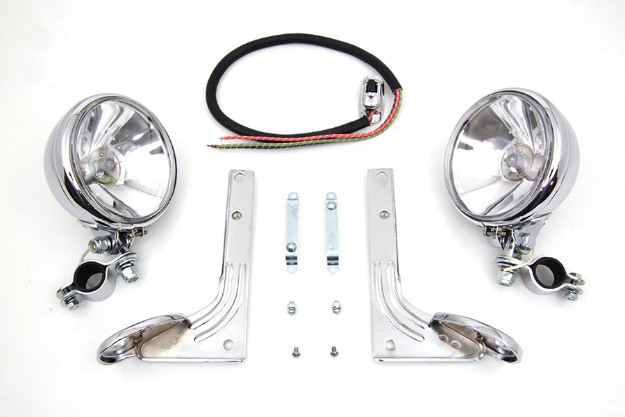 HARLEY Zusatzscheinwerfer-Kit Passend für FL-Modelle Baujahr 1949–1963,