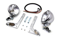HARLEY Zusatzscheinwerfer-Kit Passend für FL-Modelle Baujahr 1949–1963,