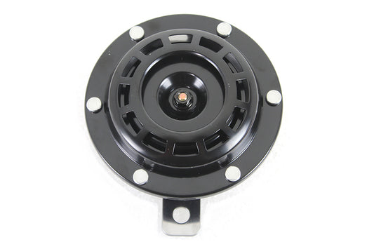 HARLEY Black 4-1/2 inch Horn 12 Volt Fits 0-  Custom, application