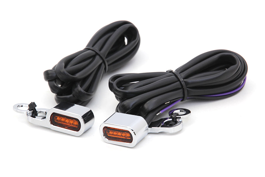 HARLEY Chrom-LED-Blinkerset Passend für 2000-2014 FXST, 2000-2014 FLST, 1996-2003 XL, 1999-2017