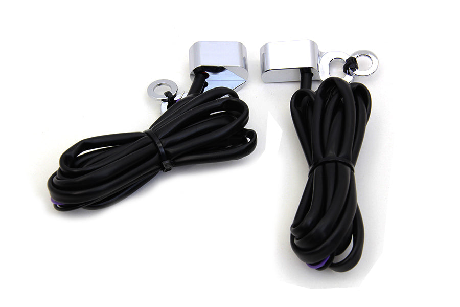 HARLEY Chrom-LED-Blinkerset Passend für 2000-2014 FXST, 2000-2014 FLST, 1996-2003 XL, 1999-2017