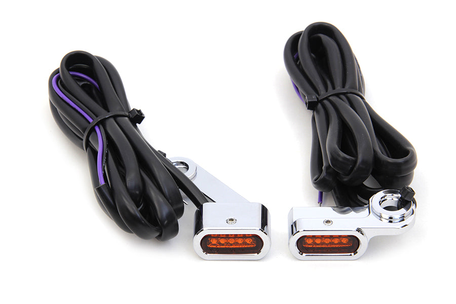 HARLEY Chrome LED Turn Signal Set Fits 2014-2018 XL,