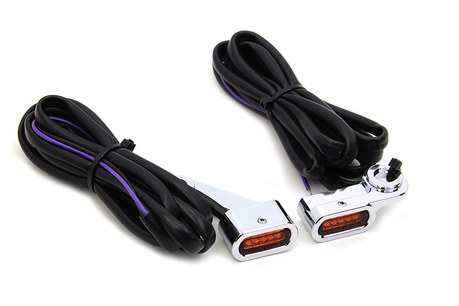 HARLEY Chrome LED Turn Signal Set Fits 2014-2018 XL,