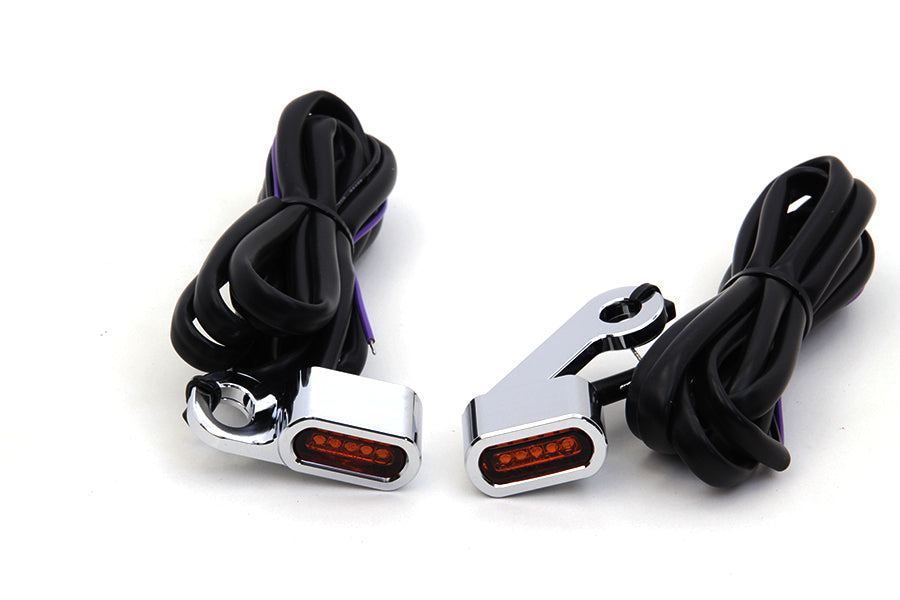 HARLEY Chrome LED Turn Signal Set Fits 2014-2018 XL,