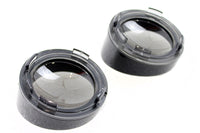 HARLEY Deuce Style Blinker-Visier Set Smoke passt 0- Custom, Anwendung