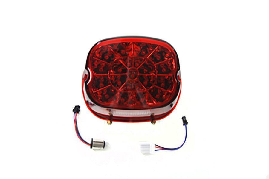 HARLEY Lay Down Rückleuchten-Baugruppe Rote LED Passend für 1999-UP FLT,