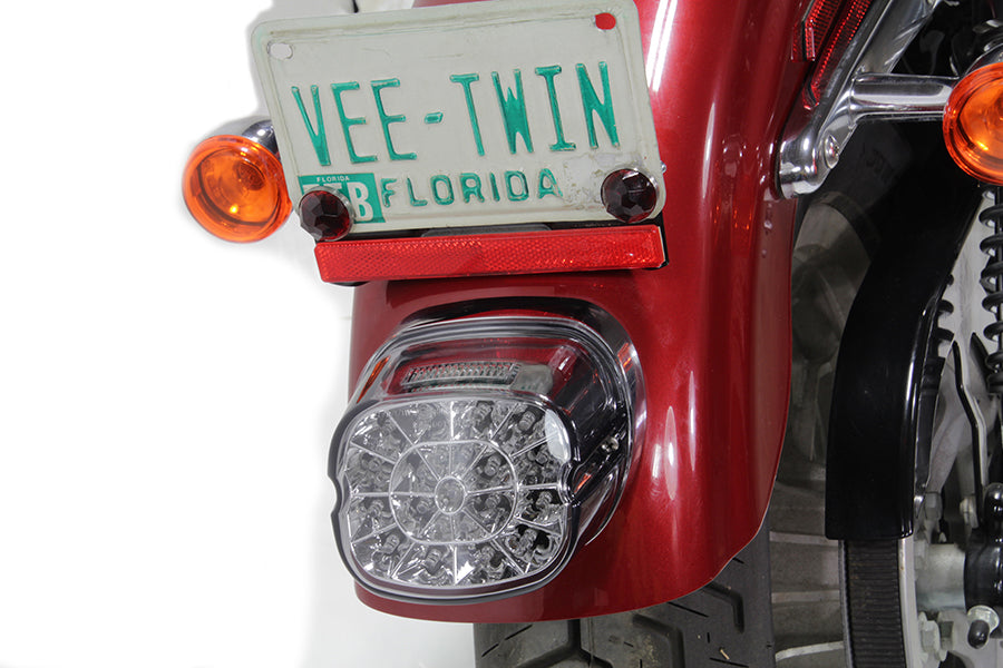 HARLEY Lay Down Rücklicht-Baugruppe, getöntes LED, passend für FLT ab 1999