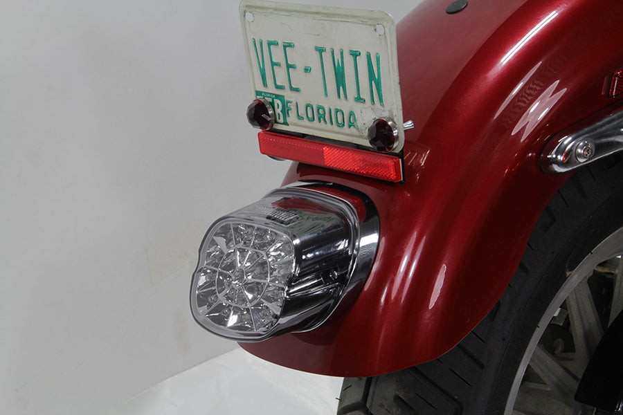 HARLEY Lay Down Rücklicht-Baugruppe, getöntes LED, passend für FLT ab 1999