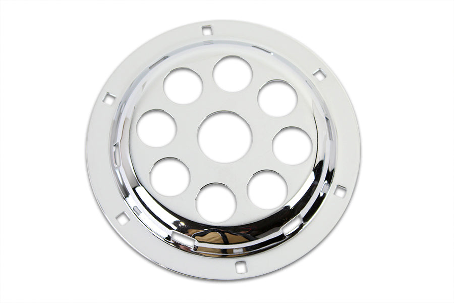 HARLEY Chrome 6 inch Horn Face with Holes Fits 1942-1947 EL,   1942-1947 FL,